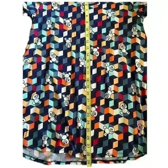 NWT LuLaRoe Disney Frozen Snowgies Snowman Swing Tee Size XS - Picture 9 of 9